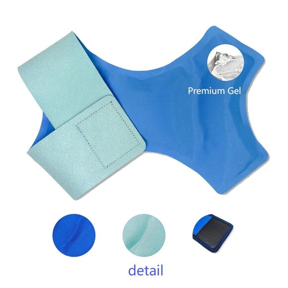 Reusable Cold Compression Ankle Ice Pack Wrap(1 Pack) - Picture 3 of 6